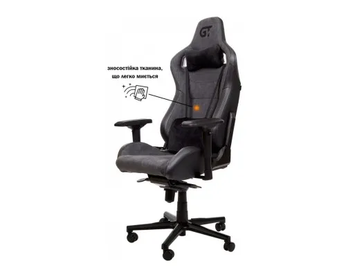 Крісло ігрове GT Racer X-8005 Dark Gray/Black