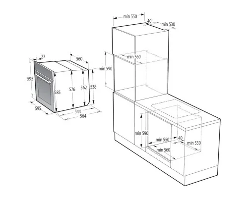 Духова шафа Gorenje BOS6747A05DG