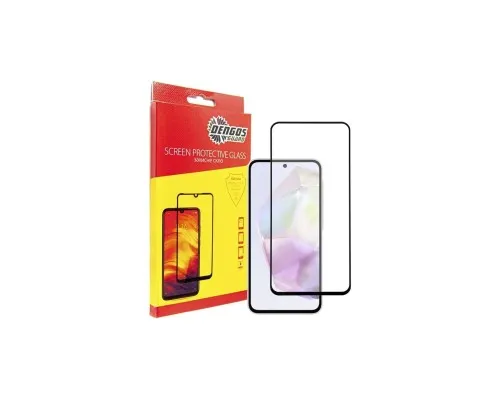 Чохол до мобільного телефона Dengos Kit for Samsung Galaxy A35 5G case + glass (Black) (DG-KM-56)