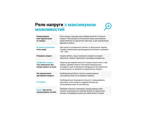 Реле напруги ZUBR D2-63 red (4820120221736)