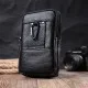 Сумка Vintage На пояс з натуральної шкіри Чорна (22736)
