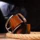 Ремінь Grande Pelle У стилі мілітарі з натуральної шкіри (21478)