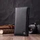 Гаманець ST Leather З натуральної шкіри Чорний (22538)