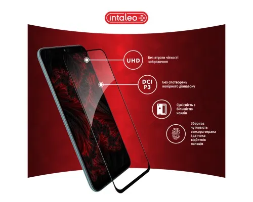 Скло захисне Intaleo Full Glue Samsung M34 5G Black (1283126575761)