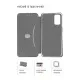 Чохол до мобільного телефона ColorWay Simple Book Samsung Galaxy A07 black (CW-CSBSGA075-BK)