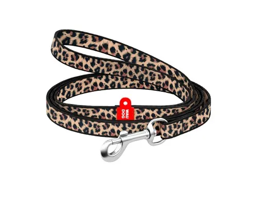 Повідець для котів WAUDOG Nylon "Леопард" Ш 10 мм Д 122 см (369-4066)
