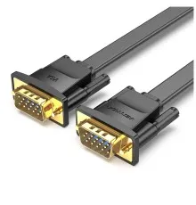 Кабель мультимедійний VGA M to VGA M 1.0m black Vention (LAJWF)