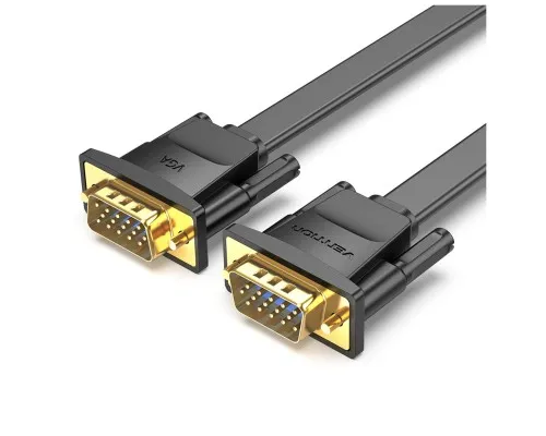 Кабель мультимедійний VGA M to VGA M 1.0m black Vention (LAJWF)