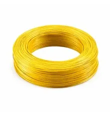 Кабель силовий MYSUN гнучкий, мідний, бухта 610м YELLOW (24AWG-YL)