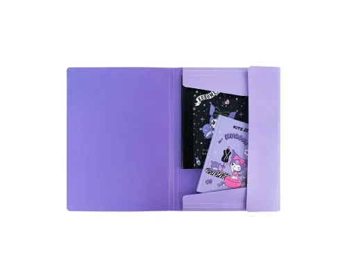 Папка на резинках Kite A4 Kuromi (HK25-247-1)