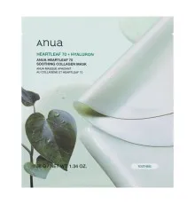 Маска для обличчя Anua Heartleaf 70% Soothing Collagen Mask 38 г (8809640737374)