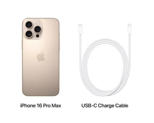 Мобільний телефон Apple iPhone 16 Pro Max 256GB Desert Titanium (REF A) BREEZY (2AMYWX3)