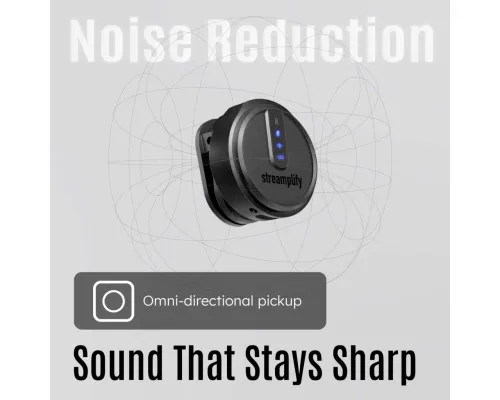 Мікрофон Streamplify MIC GO-48-WL Black (SPML-MG1C051.11)