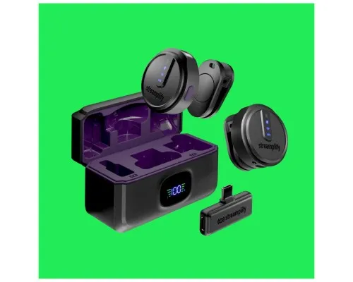 Мікрофон Streamplify MIC GO-48-WL Black (SPML-MG1C051.11)