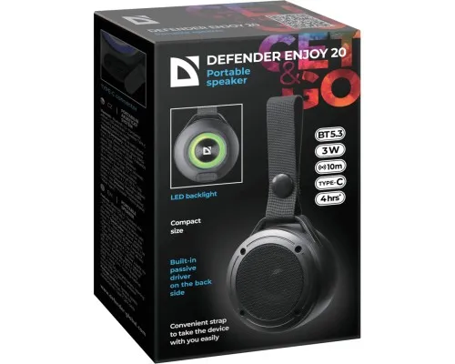 Акустична система Defender Enjoy 20 Black (65920)