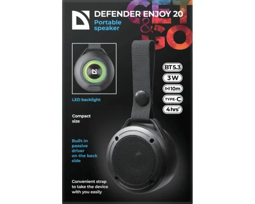 Акустична система Defender Enjoy 20 Black (65920)