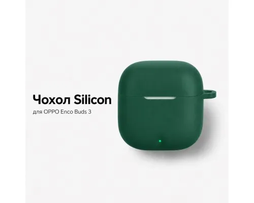 Чохол для навушників BeCover Silicon для OPPO Enco Buds 3 Green (715910)