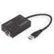 Перехідник USB 3.0 AM to SFP Ethernet 1000Mbps black Digitus (DN-3026)