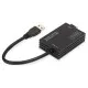 Перехідник USB 3.0 AM to SFP Ethernet 1000Mbps black Digitus (DN-3026)