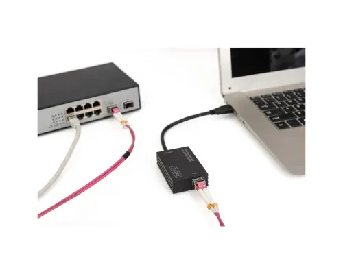 Перехідник USB 3.0 AM to SFP Ethernet 1000Mbps black Digitus (DN-3026)