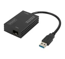 Перехідник USB 3.0 AM to SFP Ethernet 1000Mbps black Digitus (DN-3026)