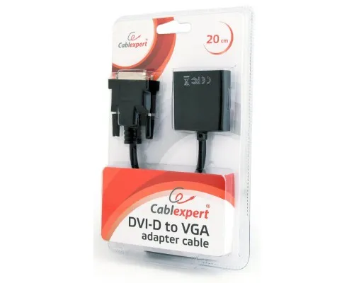 Перехідник DVI-D - VGA Cablexpert (AB-DVID-VGAF-01)
