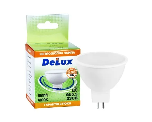 Лампочка Delux JCDR 5Вт 4100K 220В GU5.3 (90001293)