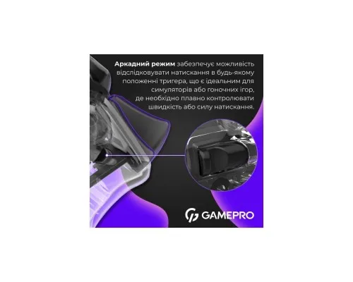 Геймпад GamePro GPS13T BT 5.3/USB/PC/iOS/Android/PS3/PS4 RGB Transparent (GPS13T)