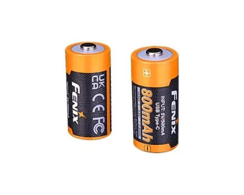 Акумулятор Fenix 16340 (800 UP mAh) Type-C (ARB-L16-800UP)