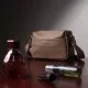 Сумка Vintage На одне відділення з натуральної шкіри Бежева (22604)