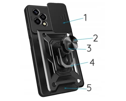 Чохол до мобільного телефона BeCover Military Honor 200 Lite Black (713044)