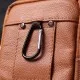 Сумка Vintage На пояс на два відділення з натуральної шкіри Руда (22737)