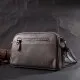 Сумка Vintage З натуральної шкіри Сіра (22278)