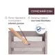 Ліжечко Chicco Next2Me Forever 3 в 1 бежевий (79650.10)