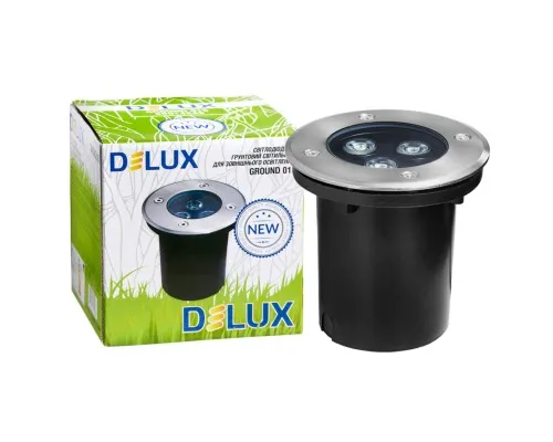 Світильник Delux GROUND 016 LED 3W 5000К 230V IP67 (90014246)