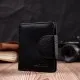 Гаманець ST Leather З натуральної шкіри Чорний (22451)