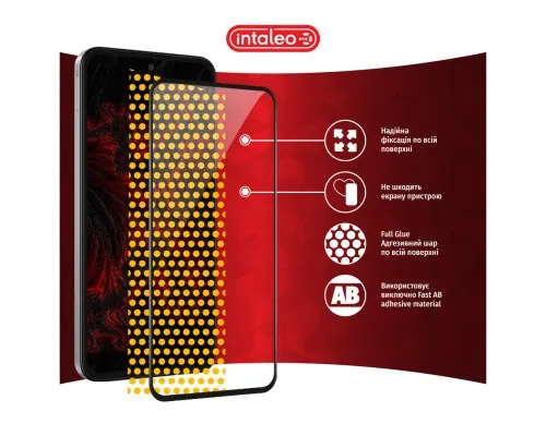Скло захисне Intaleo Full Glue Samsung M35 Black (1283126593864)