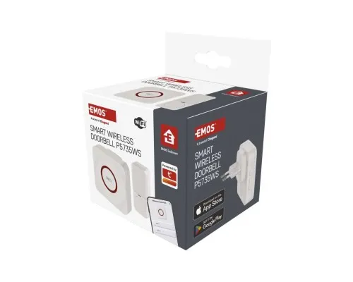 Дверний дзвінок EMOS бездротовий EMOS P5735WS WiFi (P5735WS)
