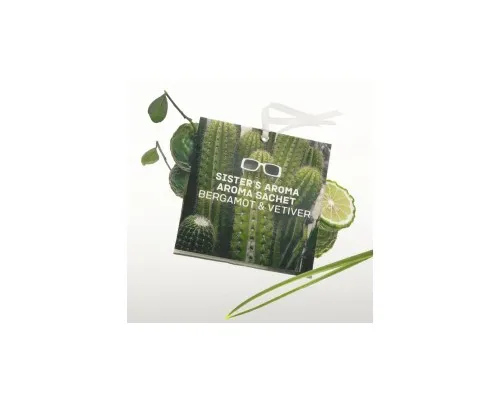 Ароматичне саше Sister's Aroma Bergamot & Vetiver 15 г (4820227785940)