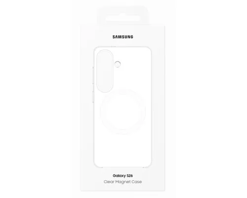Чохол до мобільного телефона Samsung Clear Magnet Case Galaxy S26 (S942) Transparent (EF-CS942CTEGWW)