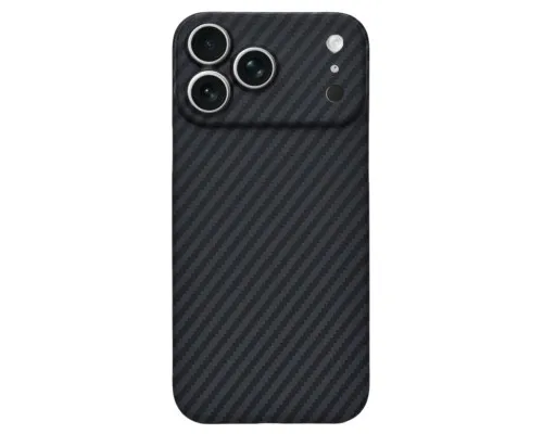 Чохол до мобільного телефона BeCover FIBRA Carbonite MagSafe Apple iPhone 17 Pro Max Black (715410)