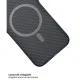 Чохол до мобільного телефона BeCover FIBRA Carbonite MagSafe Apple iPhone 17 Pro Max Black (715410)
