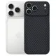 Чохол до мобільного телефона BeCover FIBRA Carbonite MagSafe Apple iPhone 17 Pro Max Black (715410)