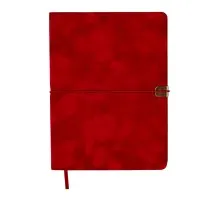Тижневик Buromax недатований VELOUR, A5, червоний, штуч.шкіра, 336 сторінок (BM.20770-05)