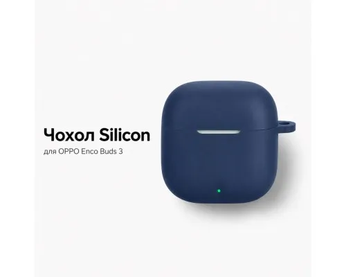 Чохол для навушників BeCover Silicon для OPPO Enco Buds 3 Blue (715909)