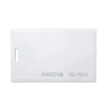 Безконтактна картка EM-Marine 1.8мм white, чип TK4100 с номером (1.8мм white, чіп TK4100 з номером)