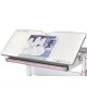 Парта Mealux Edmonton Multicolor Pink Lite (BD-610 W/MC + PN Lite)