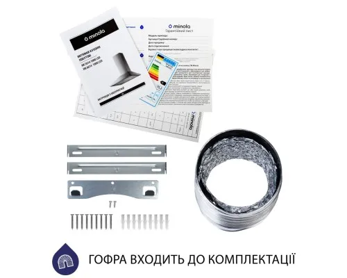 Витяжка кухонна Minola HK 6614 WH 1000 LED