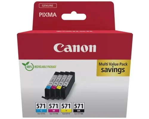 Картридж Canon CLI-571 Multipack BK,C,M,Y 7 ml (0386C008)