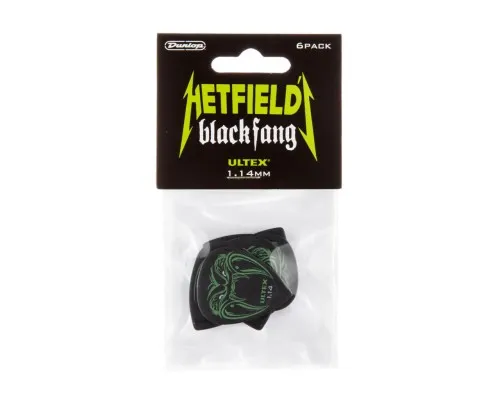 Медіатор Jim Dunlop Hetfield's Black Fang Pick 1.14mm 6 шт. (PH112P1.14)